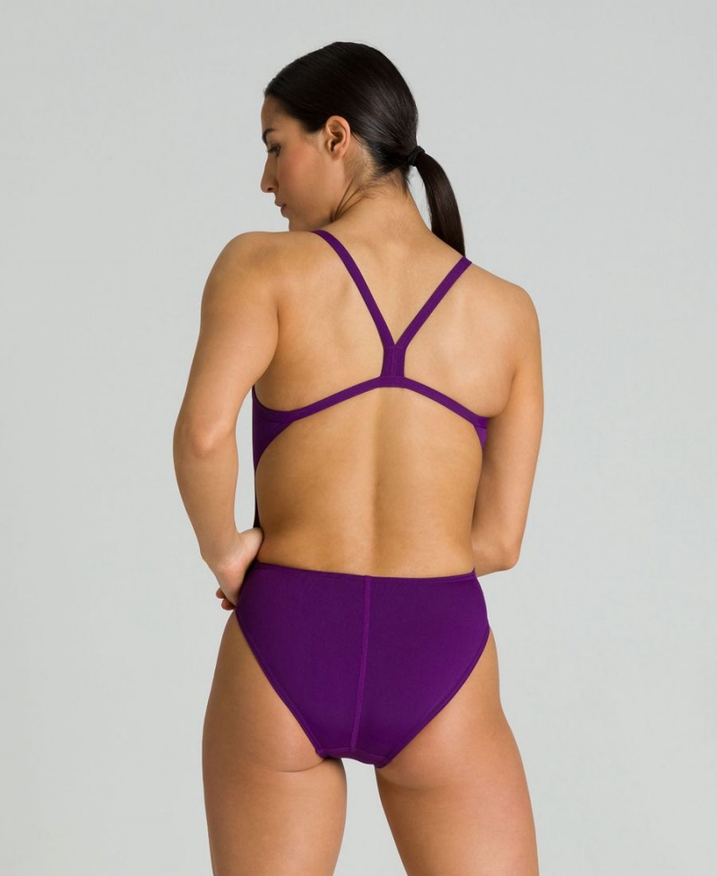 Maillot de Bain Arena Challenge Violette Blanche Femme | XHF-01042231