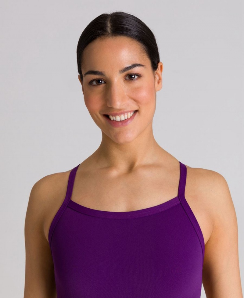 Maillot de Bain Arena Challenge Violette Blanche Femme | XHF-01042231