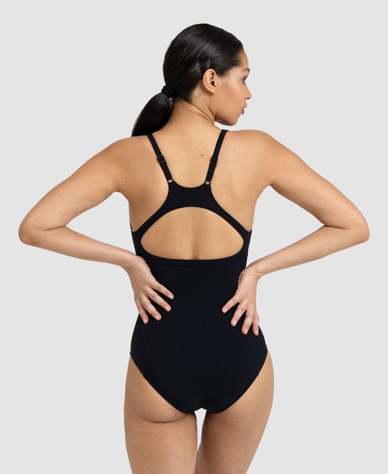 Maillot de Bain Arena Marina Eye Back Noir Femme | JIV-48052041