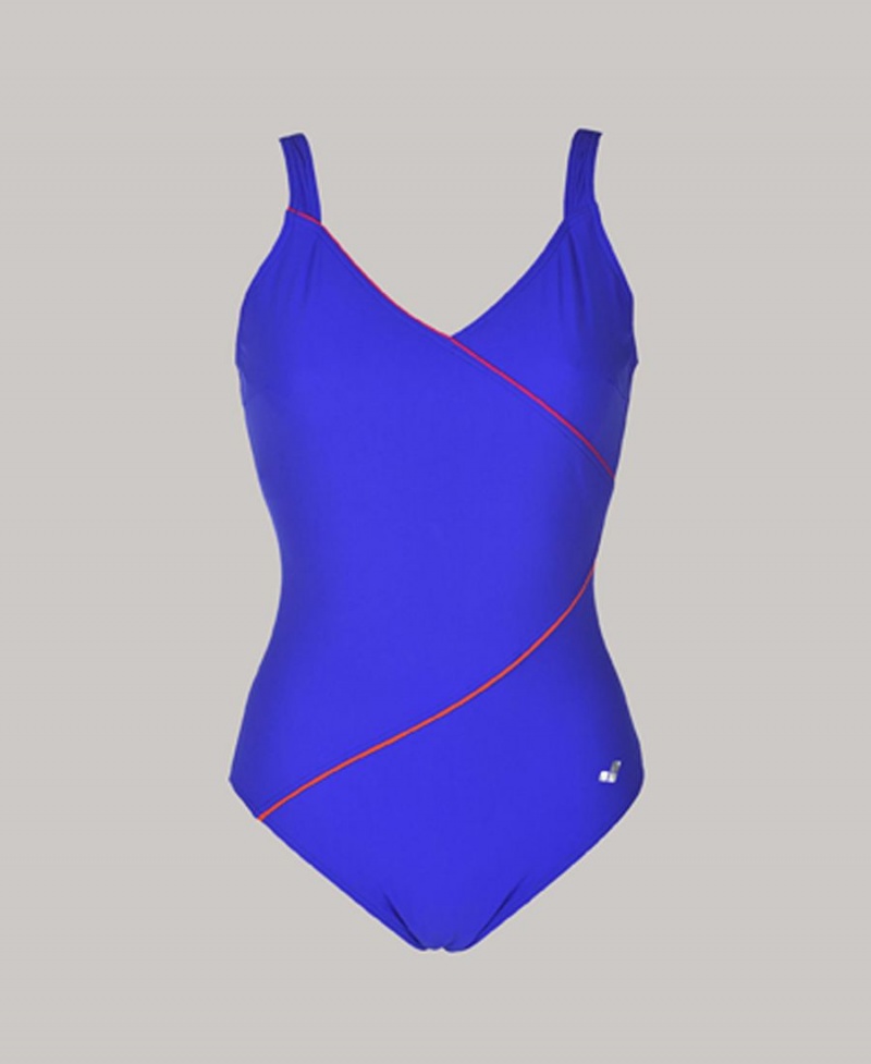 Maillot de Bain Arena Tiffany U Back C-Cup Bleu Femme | AYB-57735327