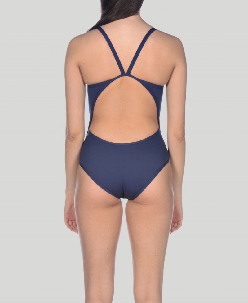 Maillot de Bain Arena Triangle Prism Superfly Back Bleu Marine Multicolore Femme | COK-99290785