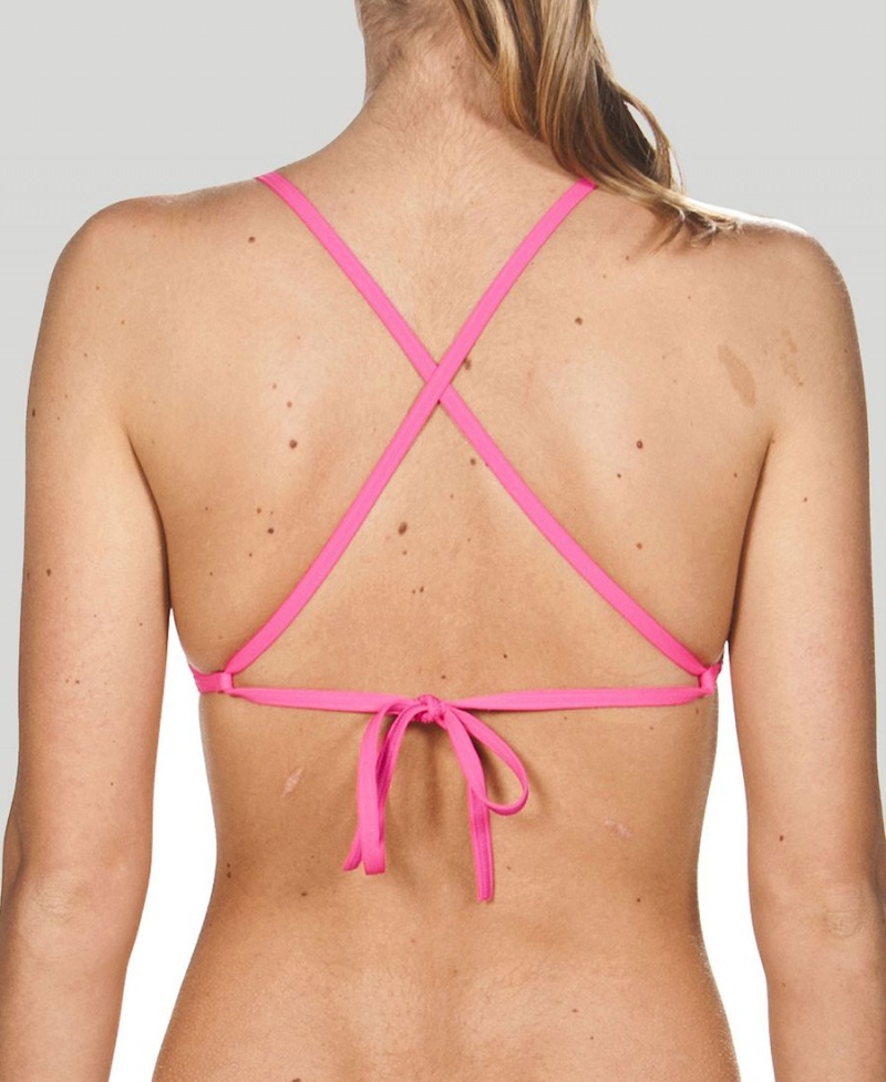 Haut de Bikini Arena Triangle Feel Rose Multicolore Femme | KCR-59729138