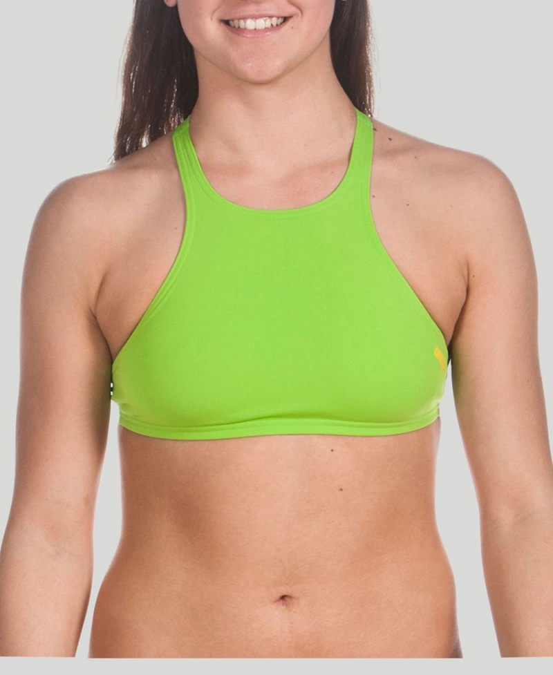 Haut de Bikini Arena Crop Think Vert Femme | SMC-45597735