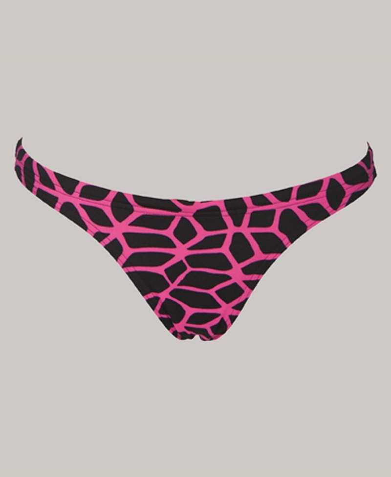 Bas de Bikini Arena Carbonics Noir Rose Femme | FGF-03269078