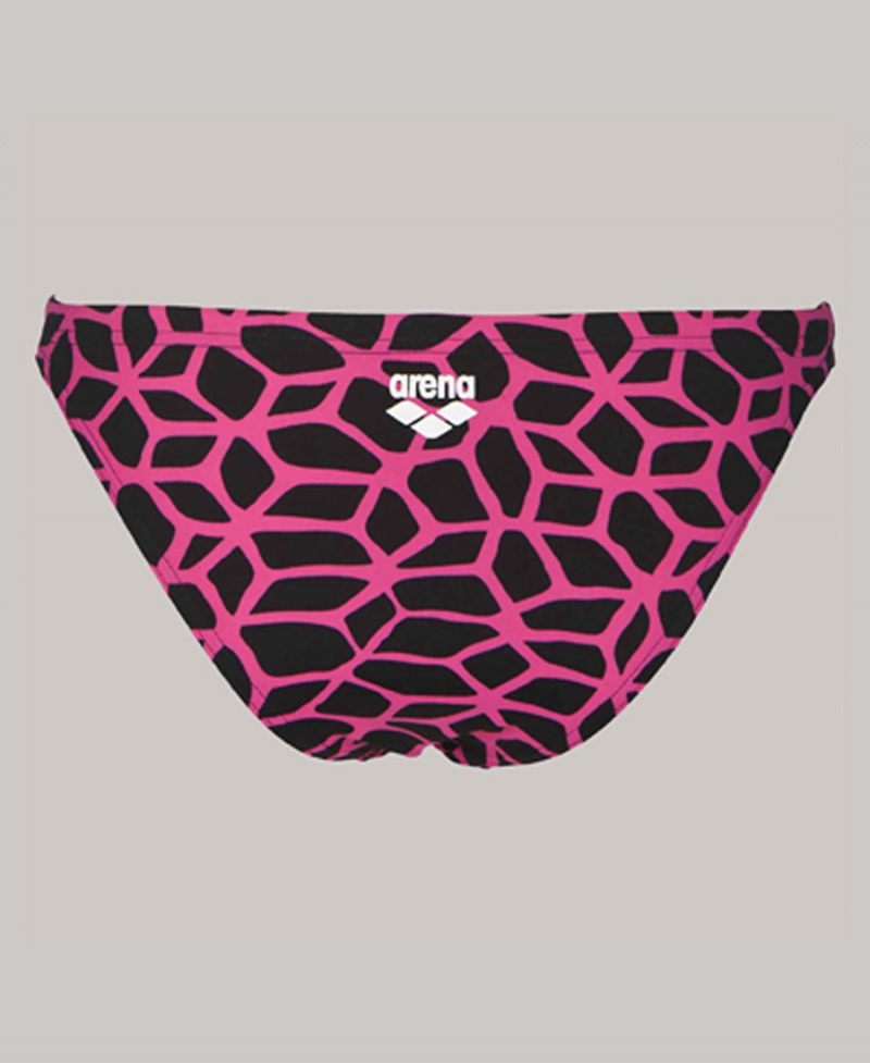 Bas de Bikini Arena Carbonics Noir Rose Femme | FGF-03269078