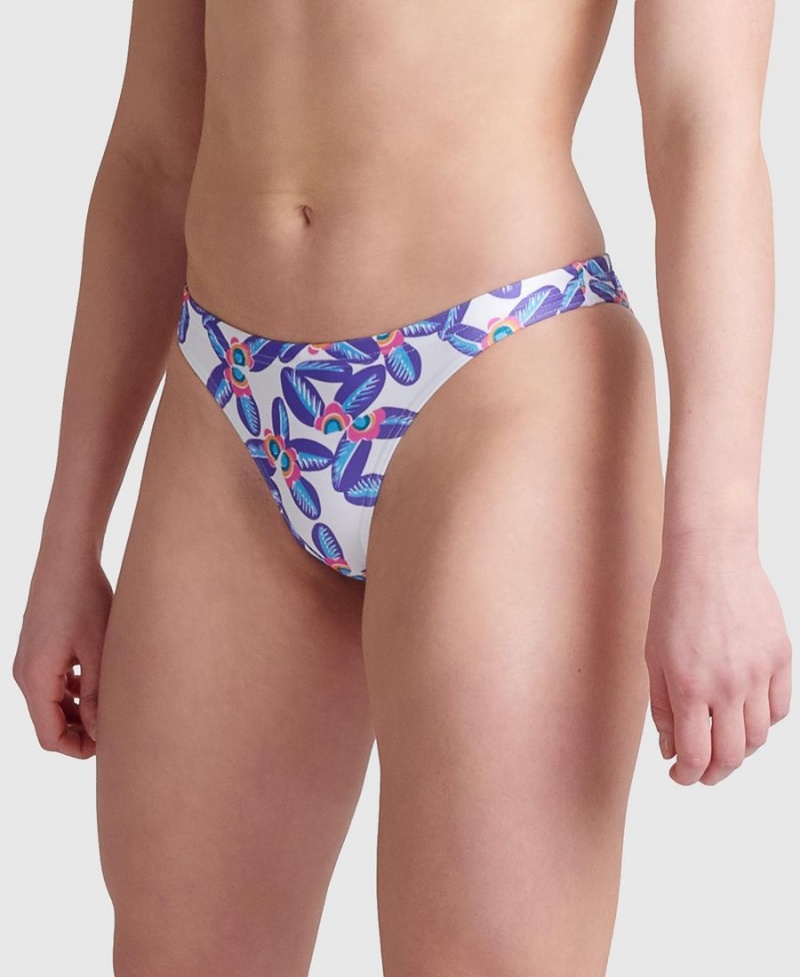 Bas de Bikini Arena Allover Bleu Multicolore Femme | KNZ-22153181