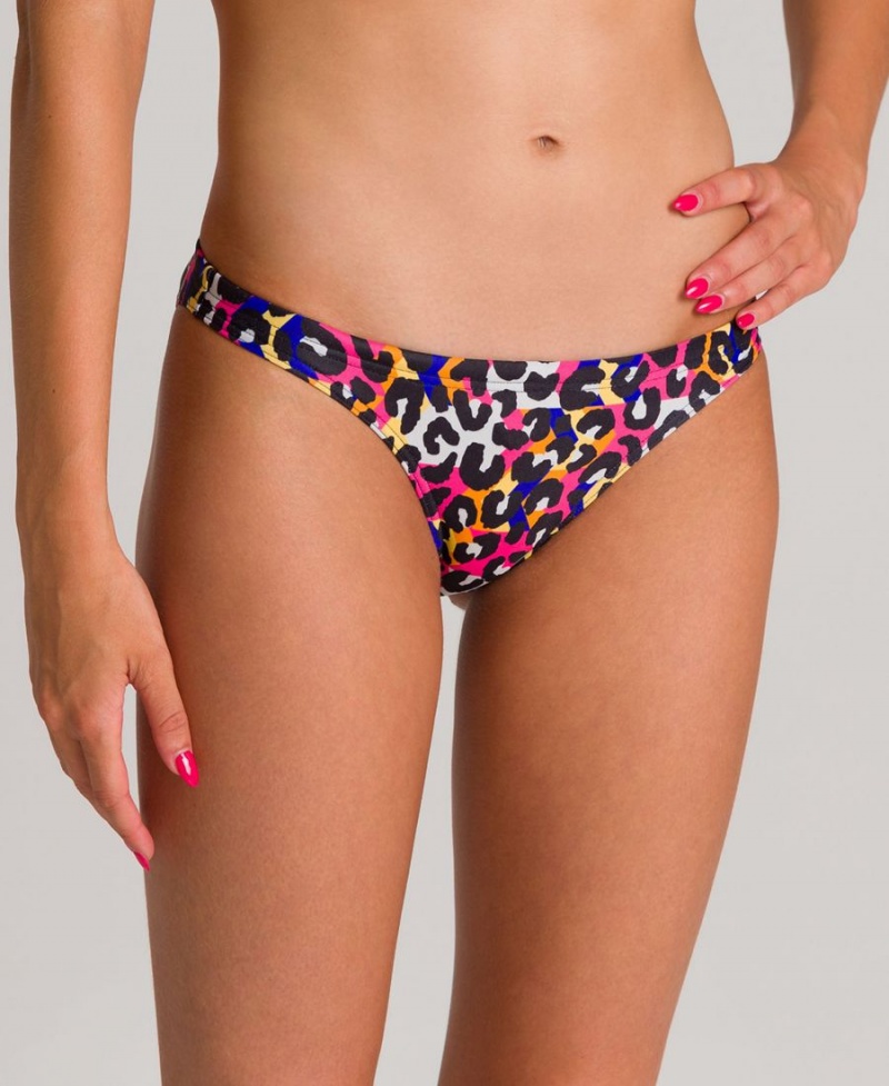 Bas de Bikini Arena Cheeta Heat Rose Multicolore Femme | HLU-37635708