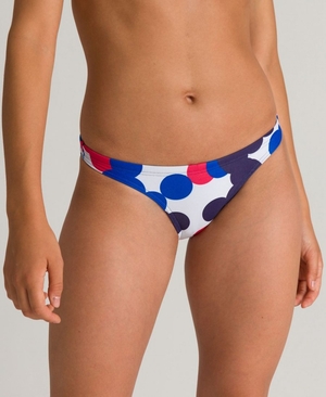 Bas de Bikini Arena USA Dots Bleu Marine Multicolore Femme | FZI-87677328