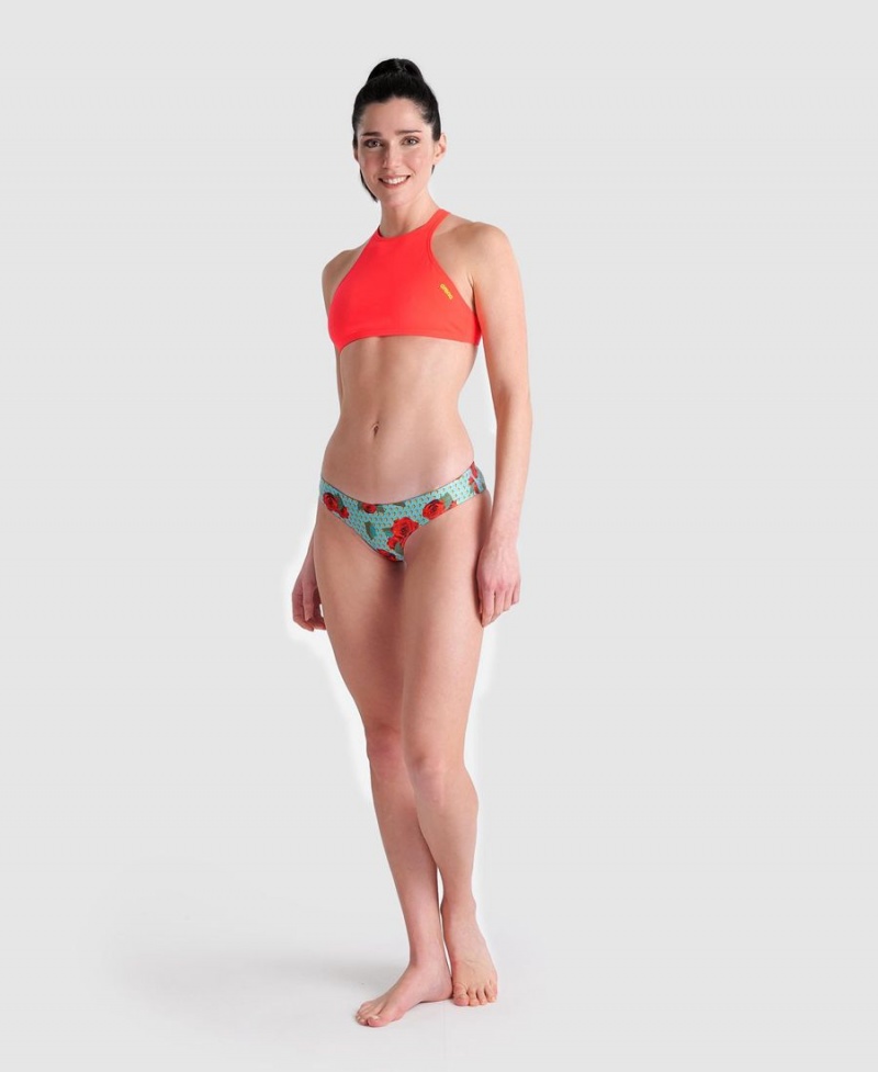 Bas de Bikini Arena Unique Turquoise Multicolore Femme | BZL-16382164