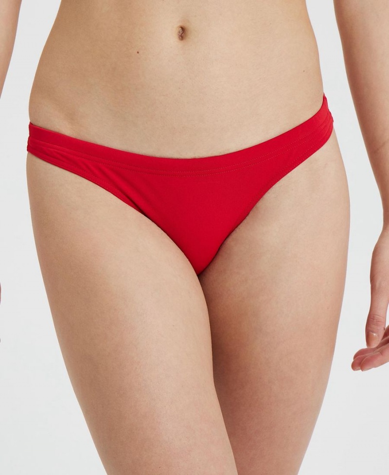 Bas de Bikini Arena Team Solid Rouge Femme | JZR-96978254