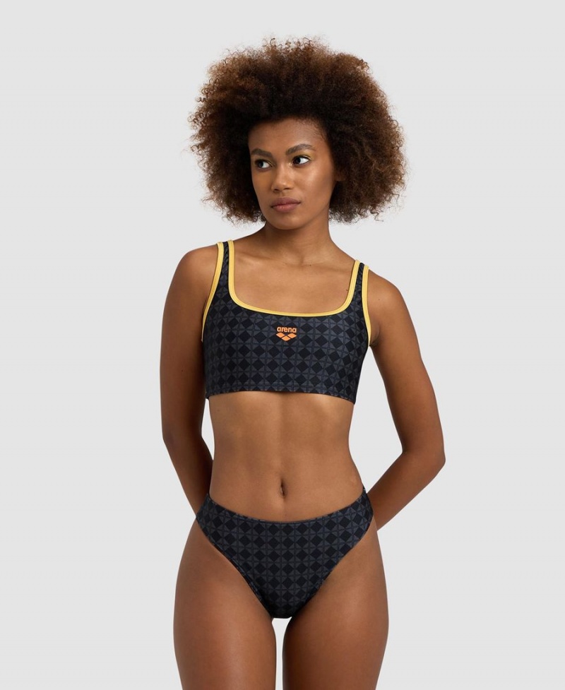 Maillot de Bain Arena 50th Anniversary Bralette Noir Multicolore Femme | AHC-47360103