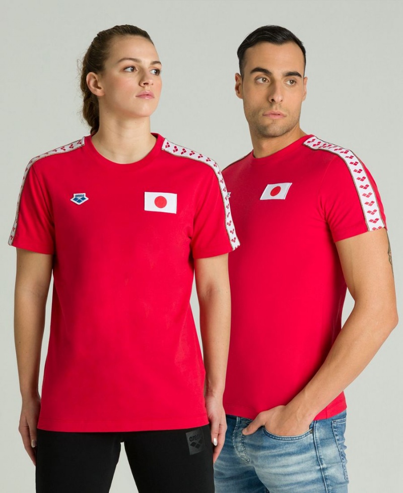 T-Shirt Arena Team Nations Rouge Femme | GNC-20522466