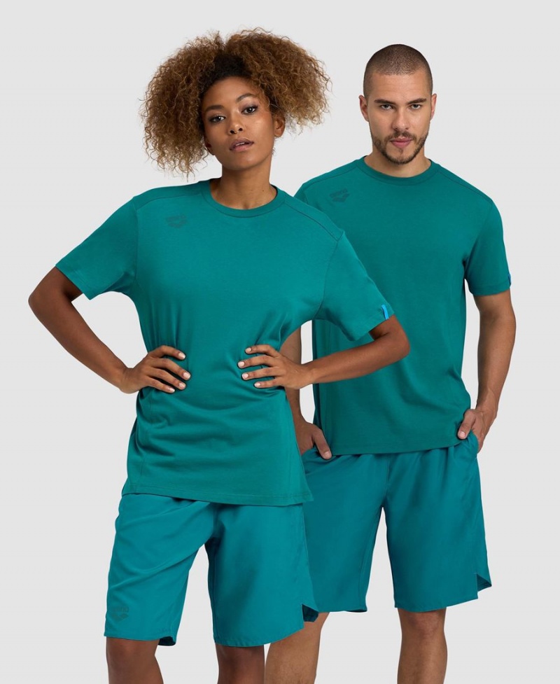 T-Shirt Arena Team Panel Vert Femme | WVE-72181453