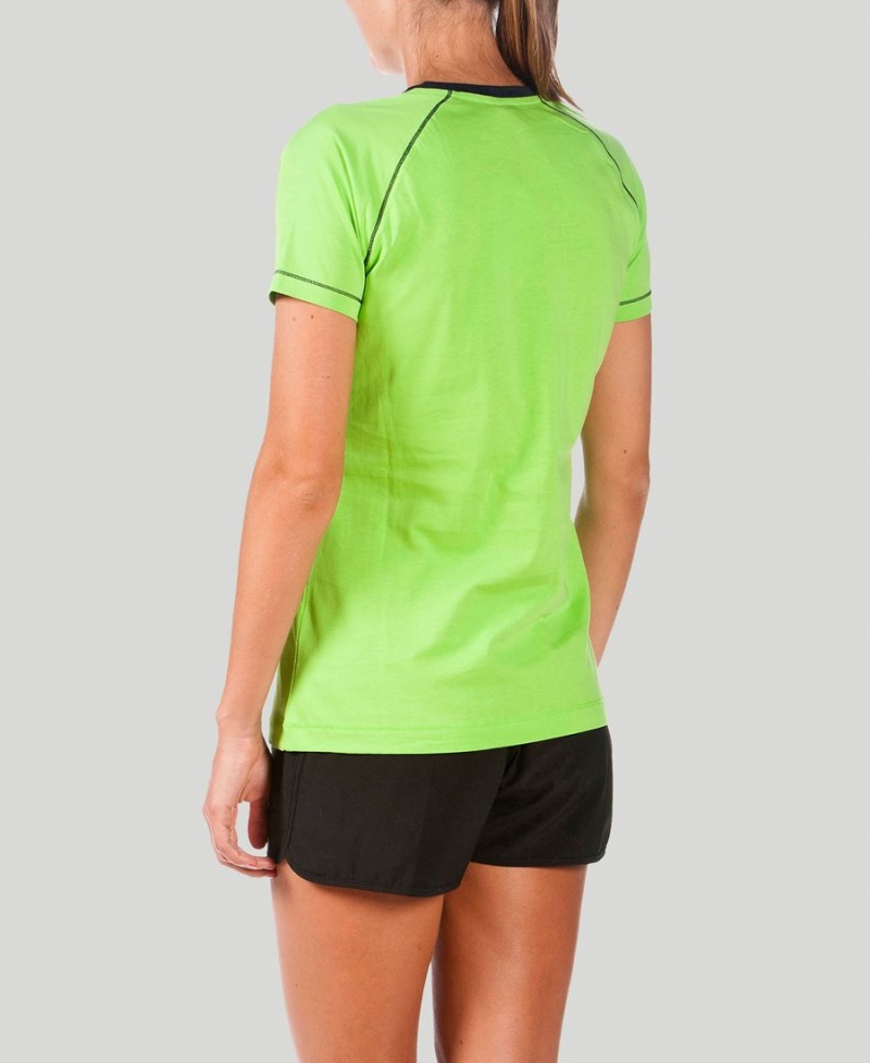 T-Shirt Arena Team Line Corta Sleeve Vert Femme | GOU-61336383