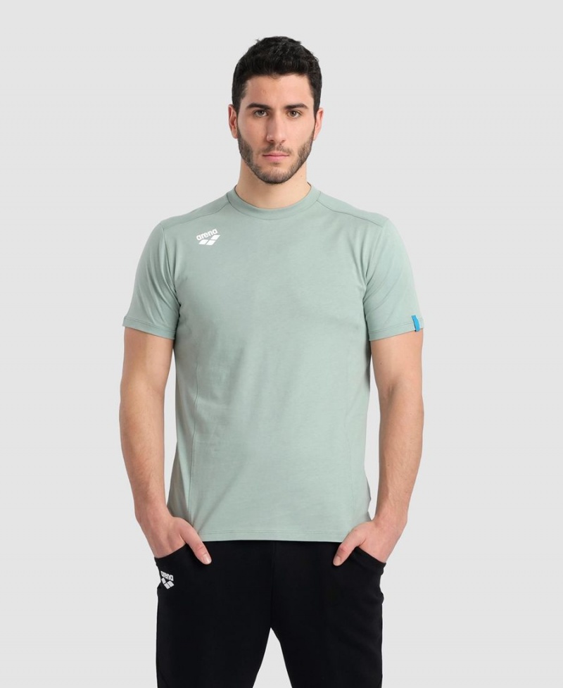 T-Shirt Arena Team Panel Vert Femme | ATQ-11220156