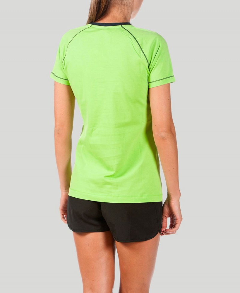 T-Shirt Arena Team Line Corta Sleeve Vert Femme | GOU-61336383