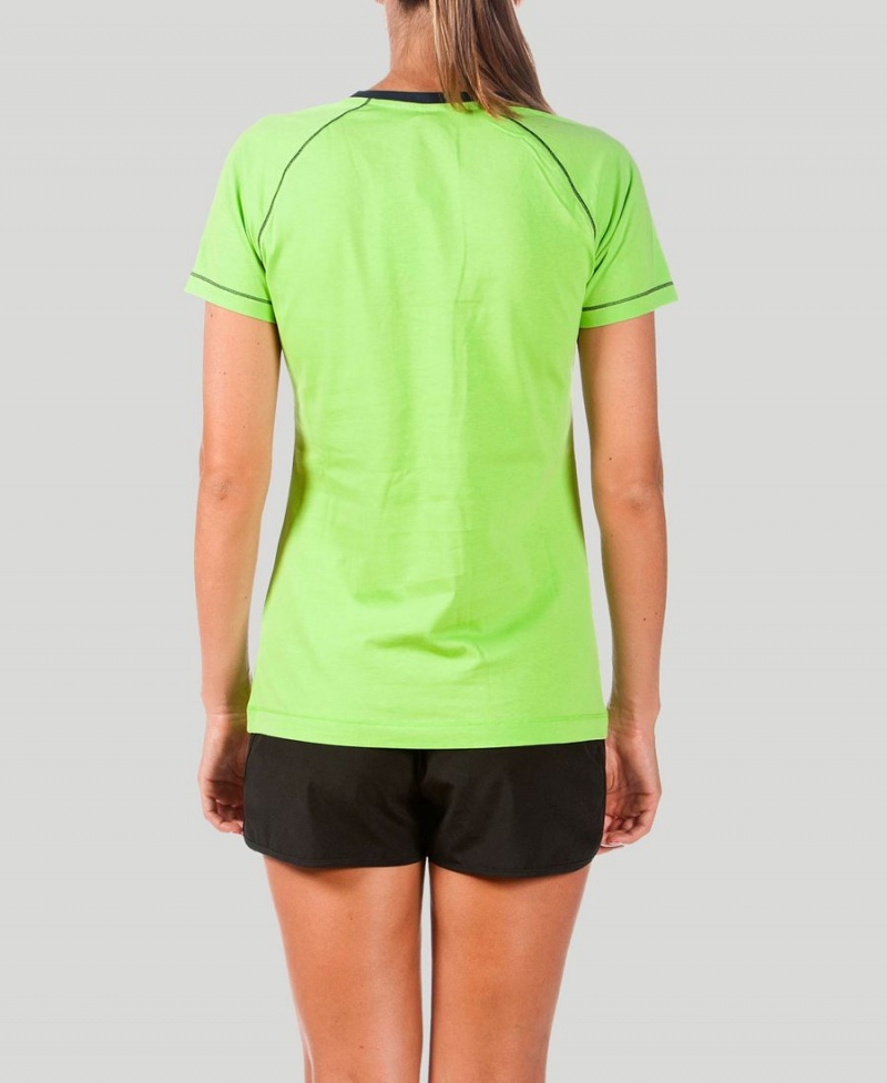 T-Shirt Arena Team Line Corta Sleeve Vert Femme | GOU-61336383