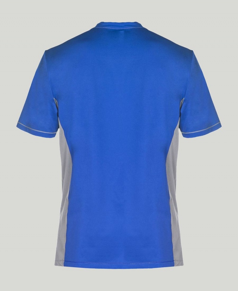 T-Shirt Arena Team Line Tech Corta Sleeve Bleu Femme | TAH-56336564