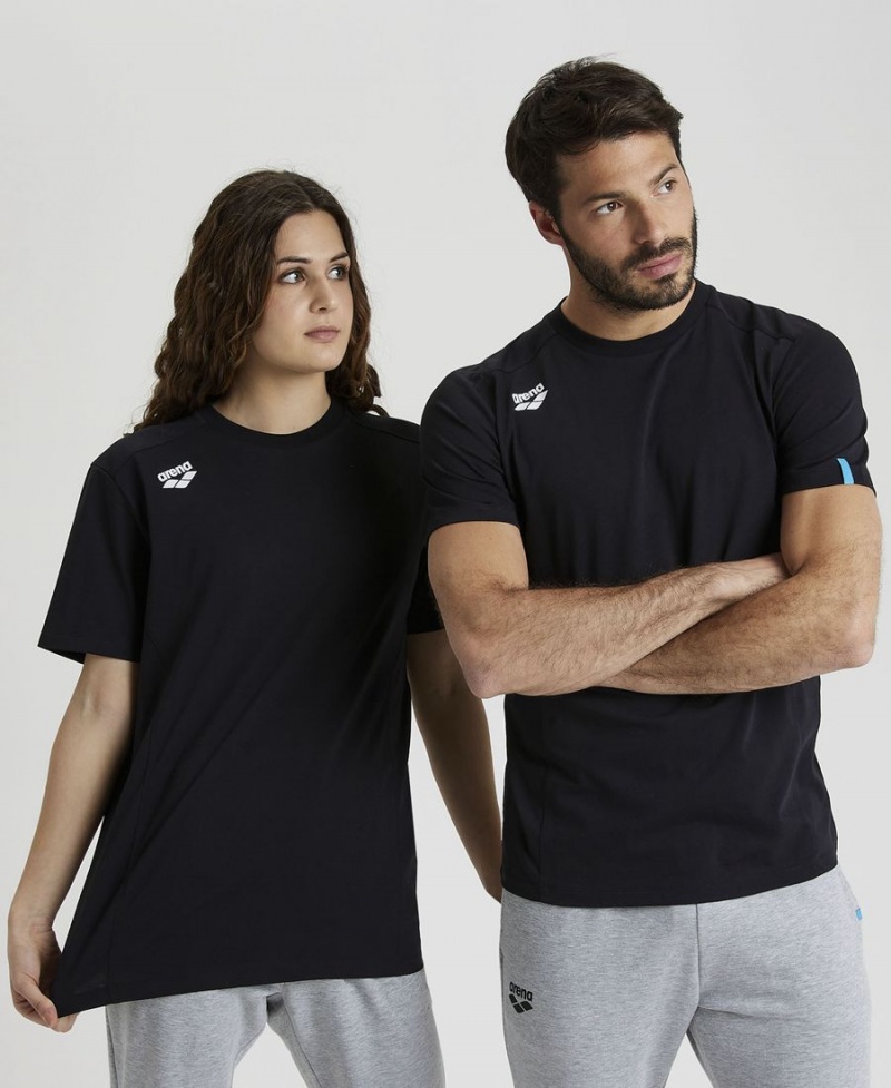 T-Shirt Arena Team Panel Noir Femme | ONB-66304131