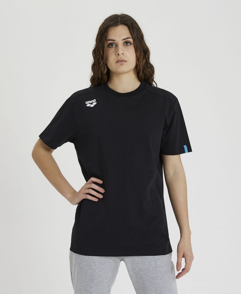 T-Shirt Arena Team Panel Noir Femme | ONB-66304131