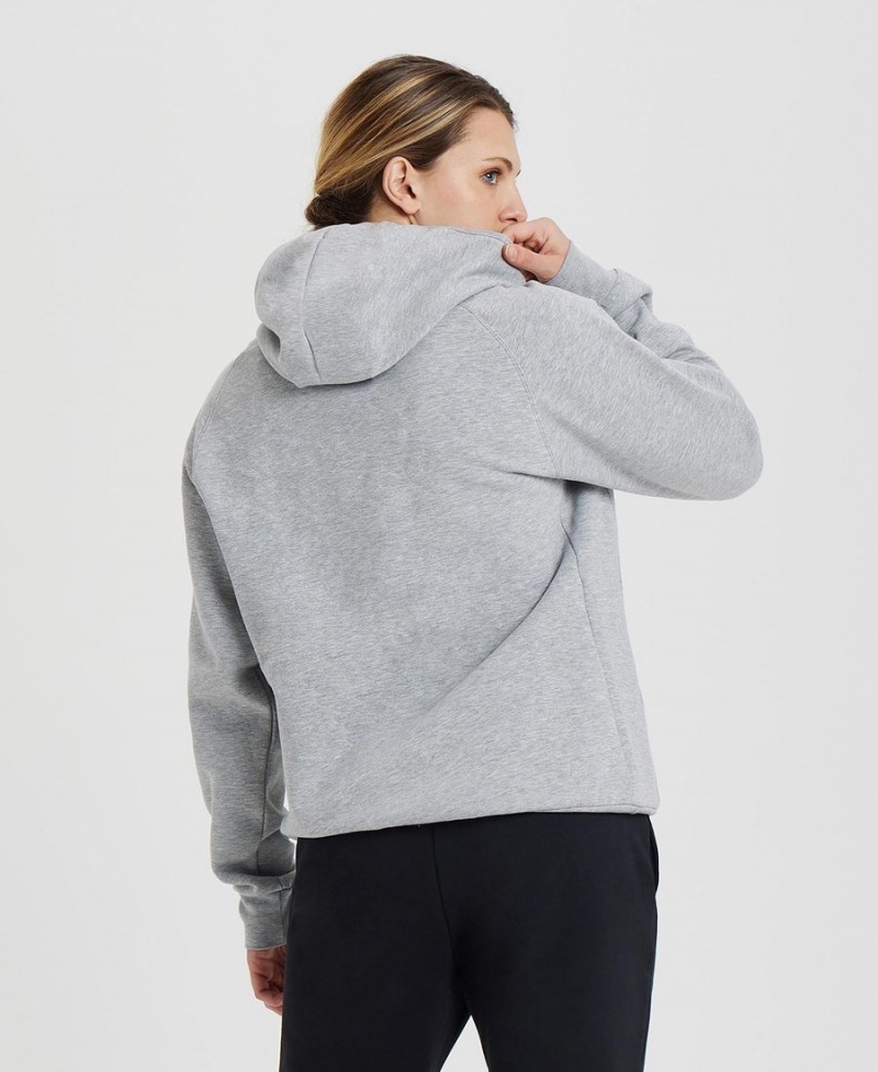 Sweatshirt Arena Team Encapuchonné Panel Grise Femme | KFH-59433718