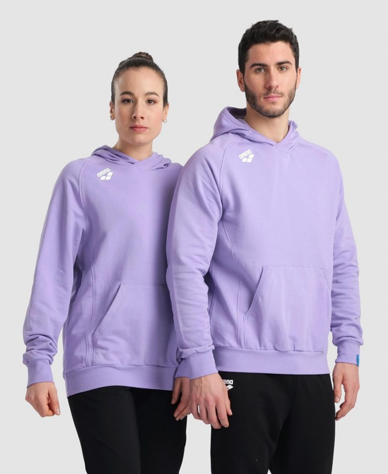 Sweatshirt Arena Team Encapuchonné Panel Violette Femme | GMG-35666021