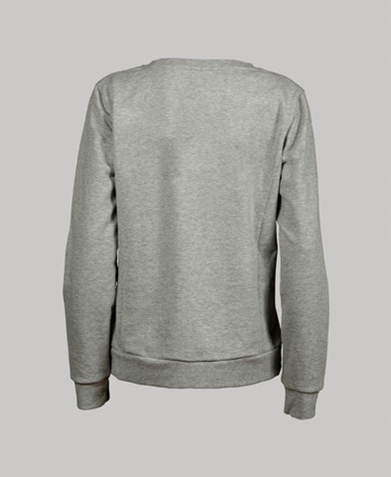 Sweatshirt Arena Essential Crew Grise Femme | JCY-06844608