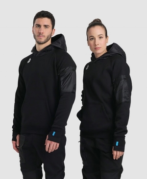 Sweatshirt Arena Encapuchonné Tech Noir Femme | HTH-92992379