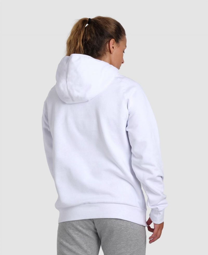 Sweatshirt Arena Team Encapuchonné Panel Blanche Femme | FLI-34893105