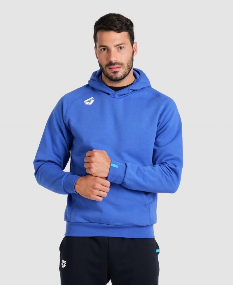 Sweatshirt Arena Team Encapuchonné Panel Bleu Femme | APO-41034630