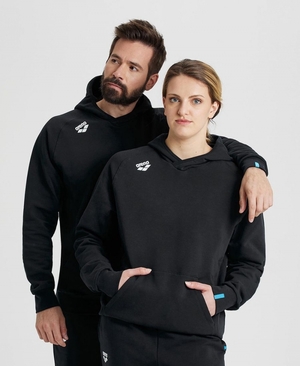 Sweatshirt Arena Team Encapuchonné Panel Noir Femme | SSH-36385327