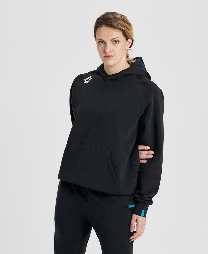 Sweatshirt Arena Team Encapuchonné Panel Noir Femme | SSH-36385327