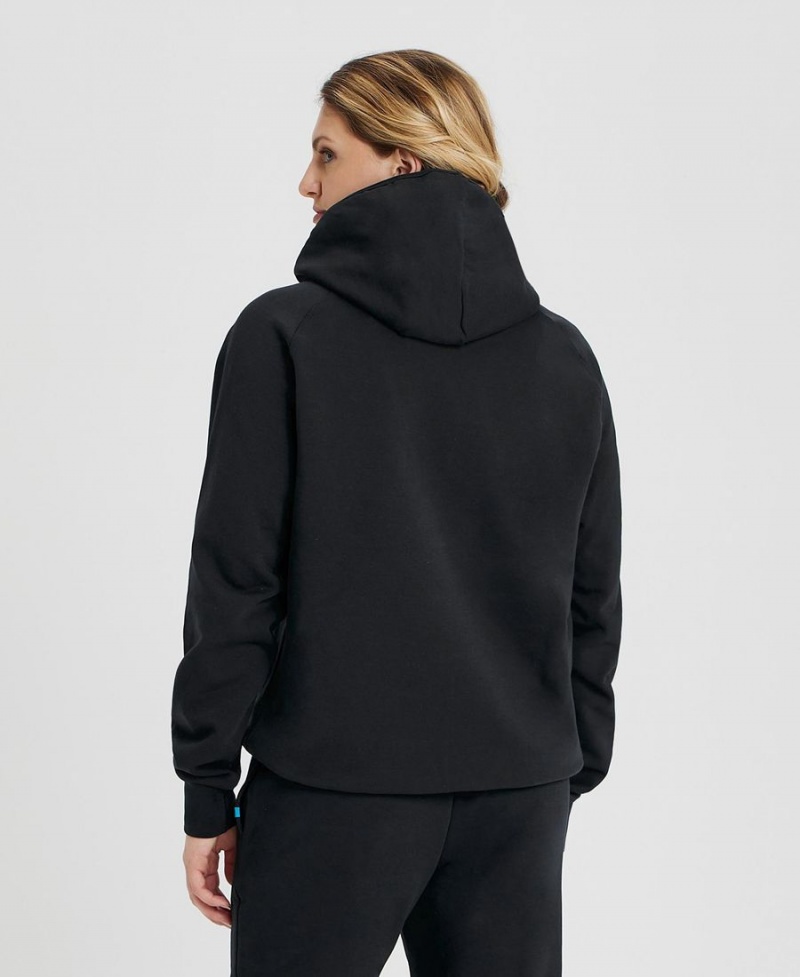 Sweatshirt Arena Team Encapuchonné Panel Noir Femme | SSH-36385327