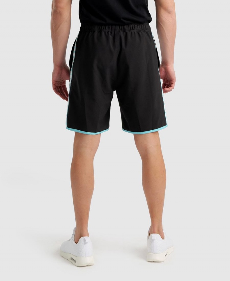 Short Arena Icons Teamstripe Bermuda Noir Blanche Femme | RWZ-47885257