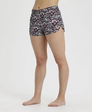 Short Arena Allover Beach Bordeaux Multicolore Femme | FAA-50165173