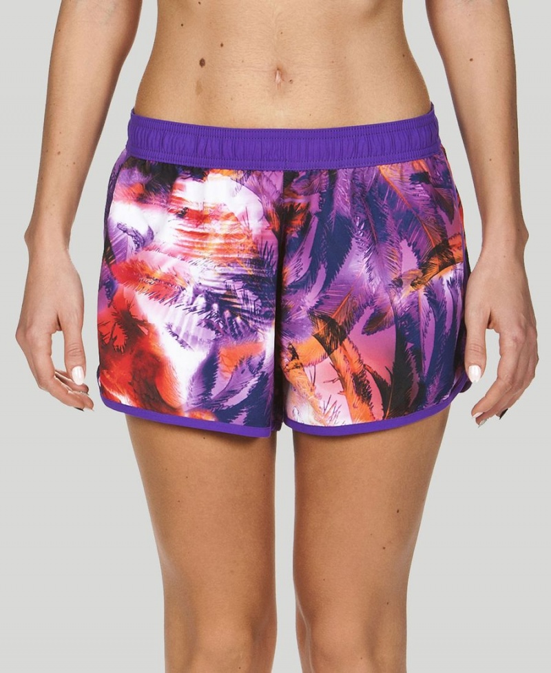 Short Arena Palms Sport Violette Multicolore Femme | IAL-74350749