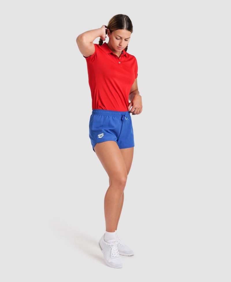 Short Arena Team Solid Bleu Femme | IUB-63738732