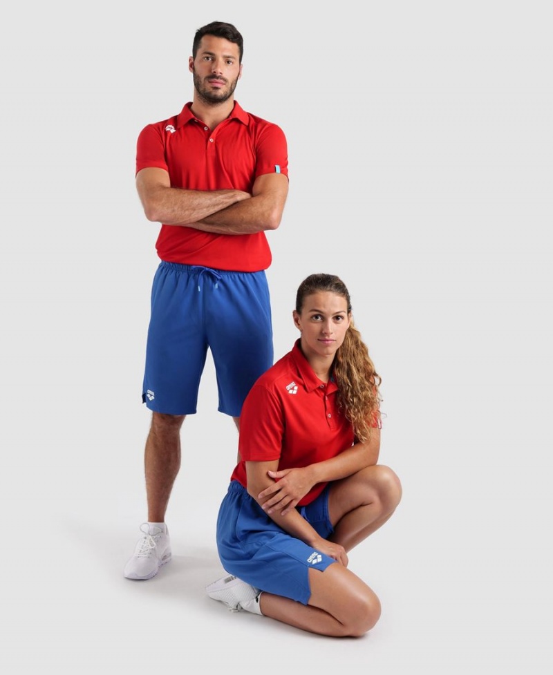 Short Arena Team Bermuda Bleu Femme | XKM-44031778