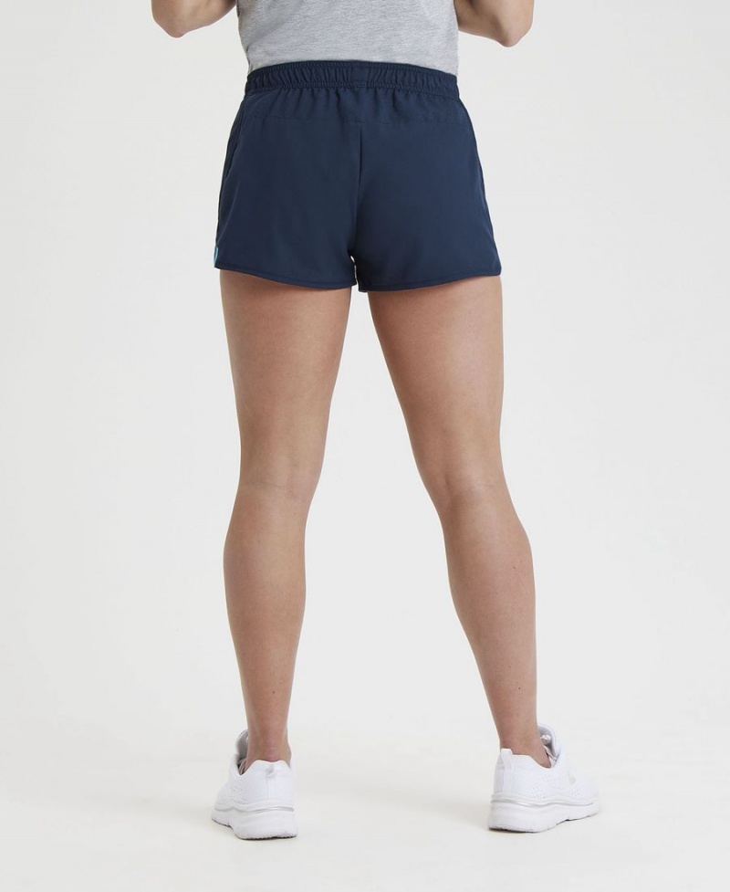 Short Arena Team Solid Bleu Marine Femme | FYQ-48701956