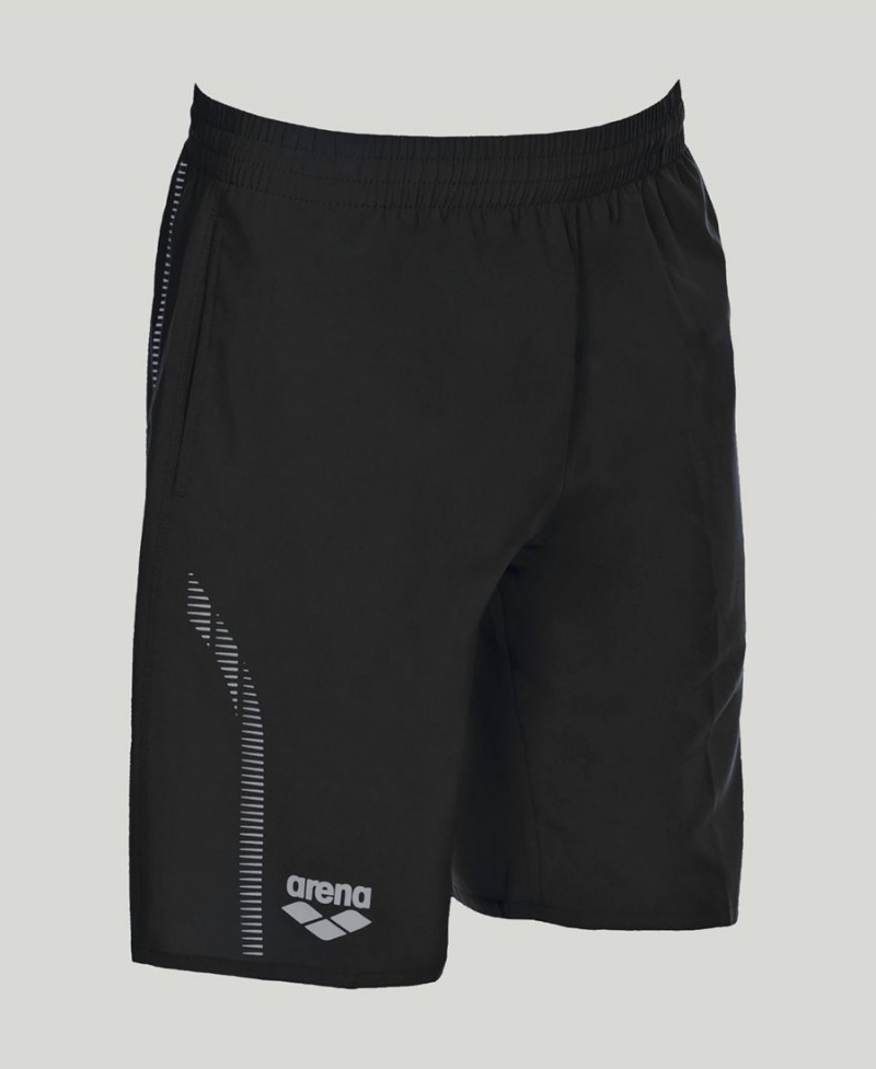 Short Arena Team Line Bermuda Noir Femme | FLG-77152227