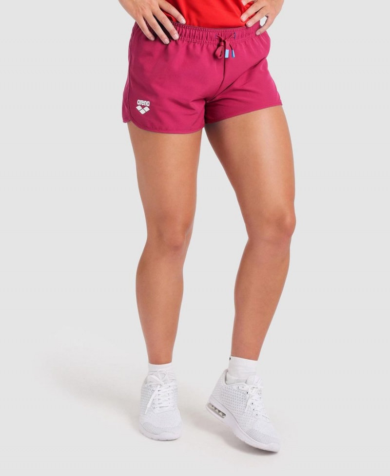 Short Arena Team Solid Rose Femme | VXL-43623687