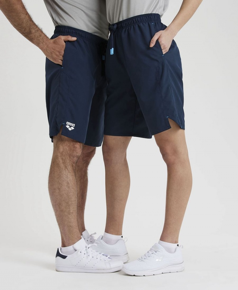 Short Arena Team Bermuda Bleu Marine Femme | EFN-59940083