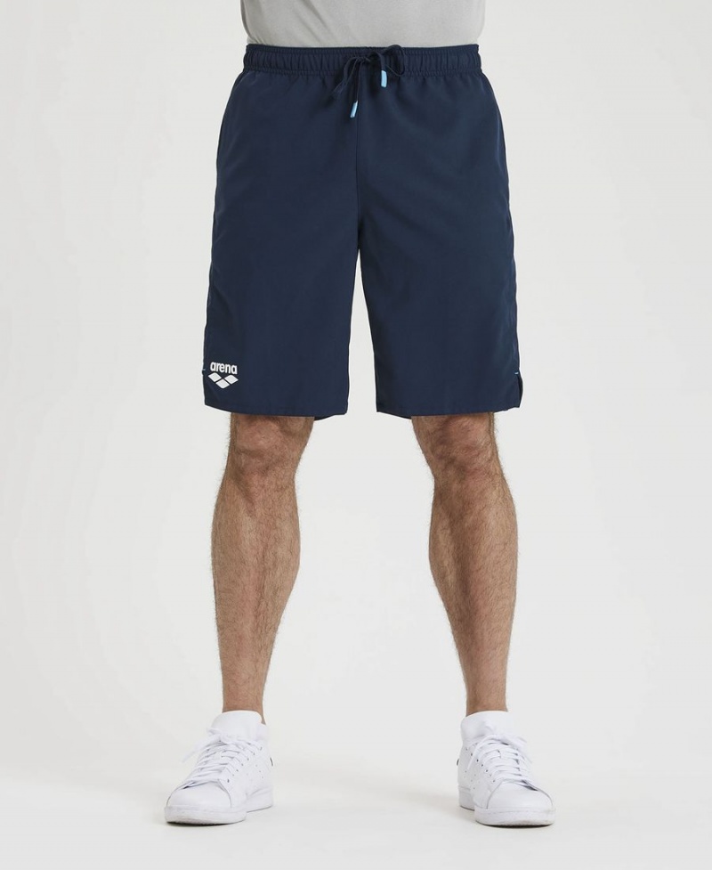 Short Arena Team Bermuda Bleu Marine Femme | EFN-59940083