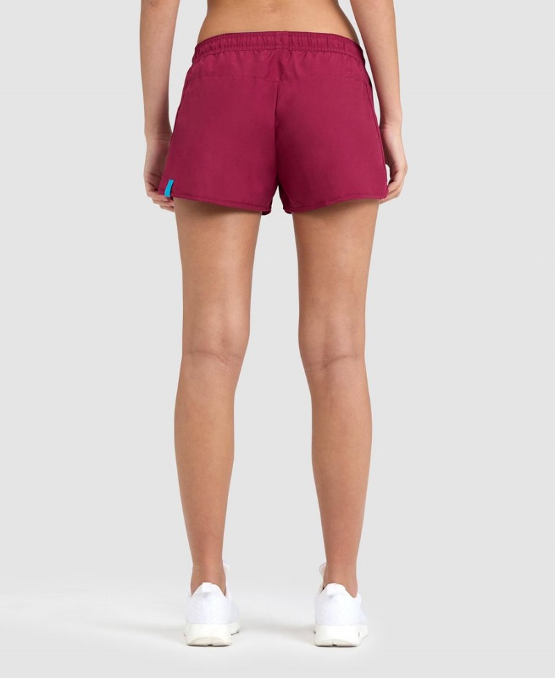 Short Arena Team Solid Rouge Femme | GCZ-70610548