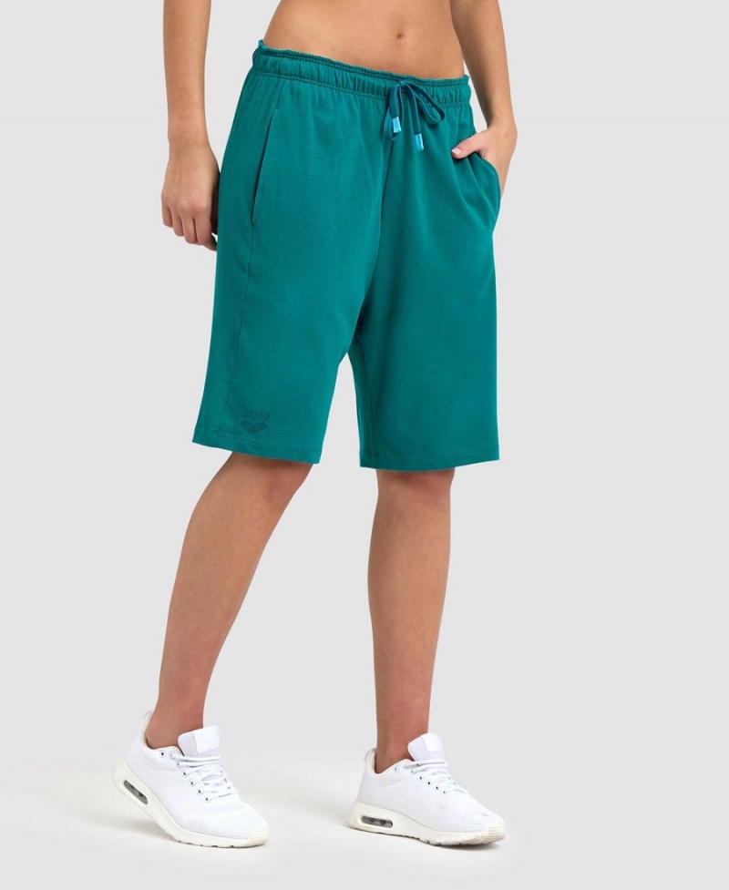 Short Arena Team Bermuda Solid Vert Femme | GNI-98650705