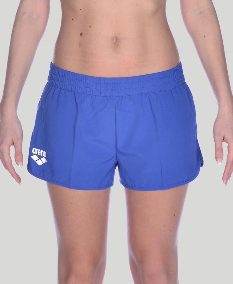 Short Arena Team Line Bleu Femme | EUP-66740548