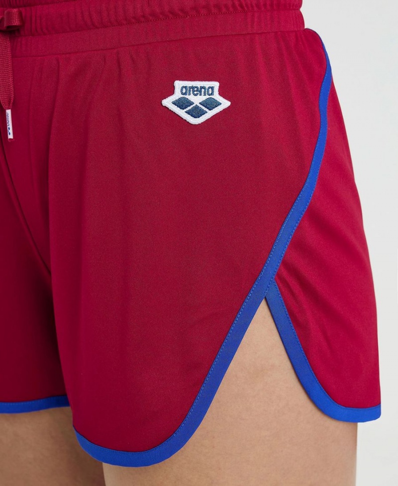 Short Arena Icons Taped Bordeaux Femme | PBM-52853083