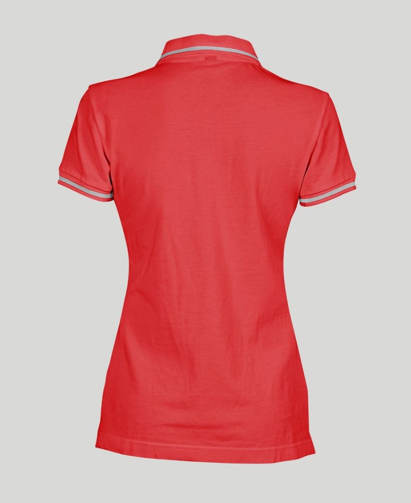 Polo Arena Team Line Corta Sleeve Rouge Femme | BYS-39670694