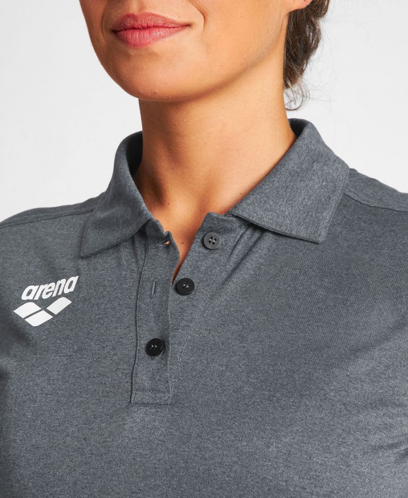 Polo Arena USA Tech Grise Femme | MPZ-19032429