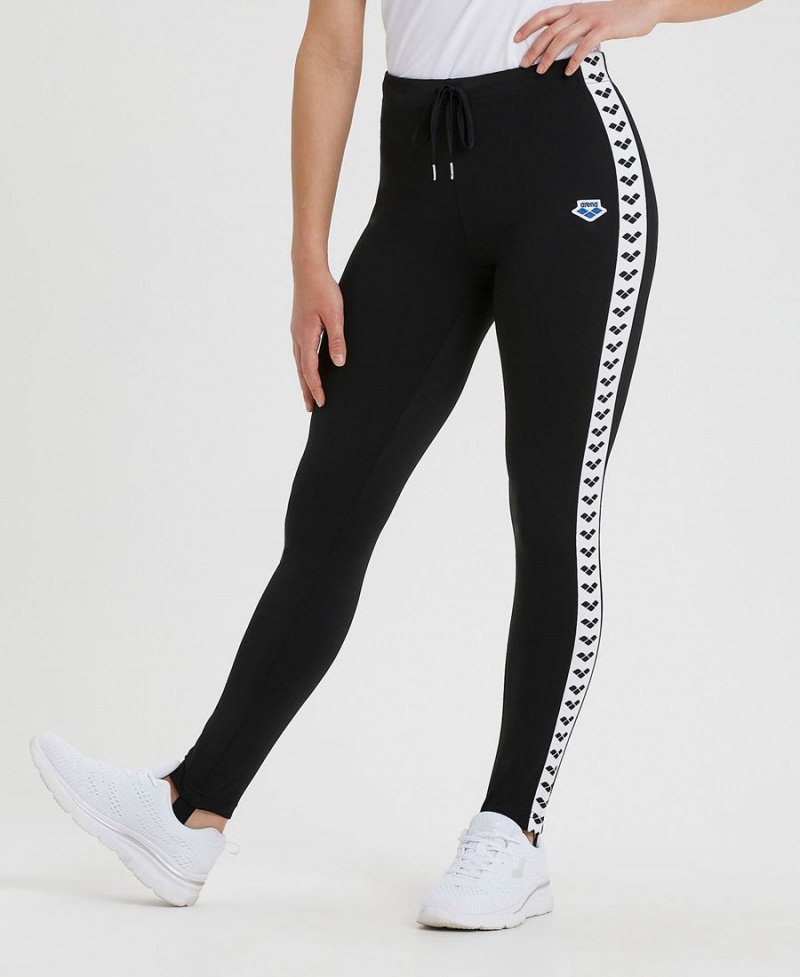 Pantalon Arena Caroline Team Noir Blanche Femme | UBM-84506013